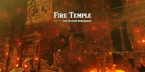 Fire temple totk - Here is my order for my first playthrough, which I found extremely smooth: Hebra (Wind Temple) – a wind ability that helps while paragliding around. Eldin (Fire Temple) – an attack ability ...